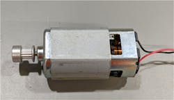 2. For simplification, use a small dc motor to measure the continuous current.