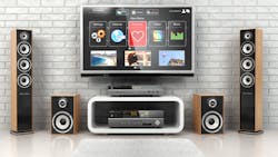 1. AV receivers are the hub of a home-theater system and the main source of power.