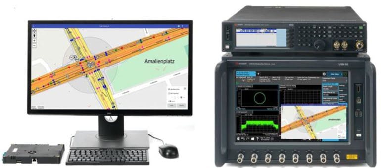 The SA8700A C-V2X test solution is based on Keysight&rsquo;s new UXM 5G platform.