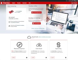 1. Texas Instruments&rsquo; embedded development portal (dev.ti.com) guides users on how to get started with evaluation and development.