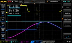9. The actual operation time of the relay was measured to be 4.16 ms by observing the distance between RELAY ON going Low and the relay contact settling to the same value as the electrical outlet signal. 9. The actual operation time of the relay was measured to be 4.16 ms by observing the distance between RELAY ON going Low and the relay contact settling to the same value as the electrical outlet signal.