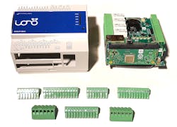 The Iono Pi Max is built around a Rapsberry Pi Compute Module 3+. The Iono Pi Max is built around a Rapsberry Pi Compute Module 3+.