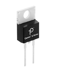 The QH12TZ600Q has the lowest reverse-recovery charge of any 200-V silicon diode. Its recovery characteristics increase efficiency, reduce EMI, and eliminate snubbers. The QH12TZ600Q has the lowest reverse-recovery charge of any 200-V silicon diode. Its recovery characteristics increase efficiency, reduce EMI, and eliminate snubbers.