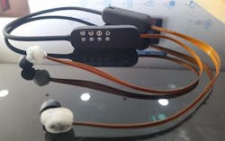 Figure 1. The kit includes a fully operational set of pre-tuned and pre-configured earbuds with MEMS mic arrays, voice vibration sensors, and a choice of premium drivers. Figure 1. The kit includes a fully operational set of pre-tuned and pre-configured earbuds with MEMS mic arrays, voice vibration sensors, and a choice of premium drivers.