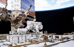 2. NASA astronauts complete multi-year project to upgrade batteries on the ISS. (Image: NASA) 2. NASA astronauts complete multi-year project to upgrade batteries on the ISS. (Image: NASA)