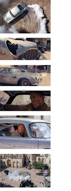 2. Daniel Craig did some of the stunt driving in the Aston Martin DB5. 2. Daniel Craig did some of the stunt driving in the Aston Martin DB5.