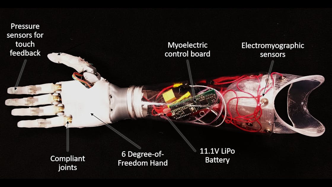 Artificial Limb Hand Myoelectric Control Hand with Three Degrees