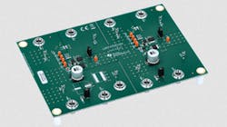 3. The LM7472EVM evaluation board supports both the LM74720-Q1 and LM74721-Q1 and eases exercising of these similar ideal-diode controllers.