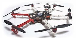 1. This DJI F550 drone has WPT charging capability. (Image from Reference 1) 1. This DJI F550 drone has WPT charging capability. (Image from Reference 1)