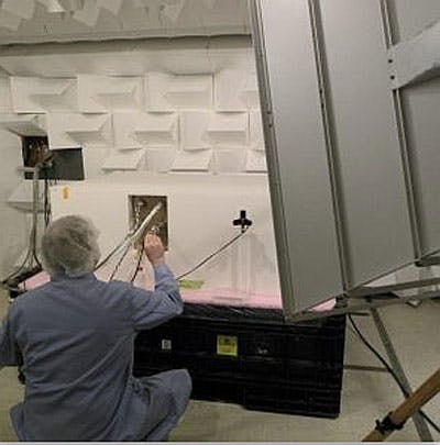 1. Here&rsquo;s a test setup in GRC&rsquo;s EMI Lab. (Image from Reference 1)