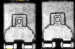 Ultrasonic inspection shows zero delamination of CFP15B after Moisture Sensitivity Level Test (MSL). Ultrasonic inspection shows zero delamination of CFP15B after Moisture Sensitivity Level Test (MSL).
