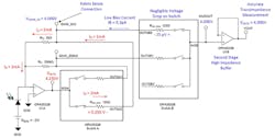 4. A second set of switches and a second OPA3S328 configured as a high-impedance buffer can virtually eliminate gain error, gain error drift, and nonlinearity. 4. A second set of switches and a second OPA3S328 configured as a high-impedance buffer can virtually eliminate gain error, gain error drift, and nonlinearity.
