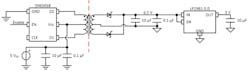 7. A discrete implementation of an isolated power supply using a transformer-driver IC. 7. A discrete implementation of an isolated power supply using a transformer-driver IC.