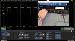 1. Connect your 10x passive probe’s tip to your oscilloscope’s COMP signal and use the adjustment near the probe cable’s base where it connects to the oscilloscope. 1. Connect your 10x passive probe’s tip to your oscilloscope’s COMP signal and use the adjustment near the probe cable’s base where it connects to the oscilloscope.