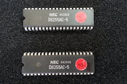 1. Chip package markings can be made to look almost identical to the uncritical observer. Can you tell which is the genuine IC?