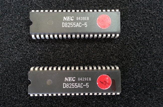 1. Chip package markings can be made to look almost identical to the uncritical observer. Can you tell which is the genuine IC?
