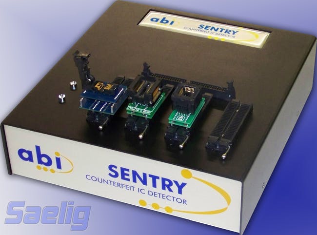 4. Sentry contains all of the hardware required to analyze the electrical characteristics of ICs with up to 256 pins.