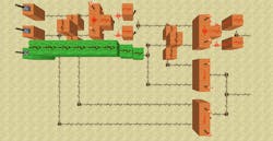 1. This redstone system implements a full adder. It is not the most compact implementation but it is easier to understand its operation.