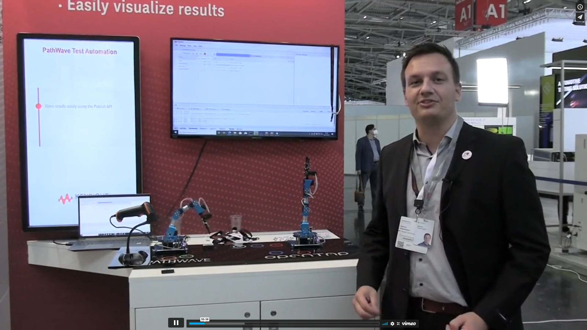 打开龙头机器人演示