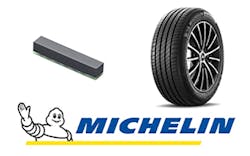 Designed and manufactured by Murata, the RFID module is approximately the size of a grain of rice, measuring 1 × 1 × 6 mm. Designed and manufactured by Murata, the RFID module is approximately the size of a grain of rice, measuring 1 × 1 × 6 mm.