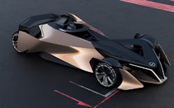 Nissan’s Ariya Concept is a development and demonstration project of how its all-electric road car powertrain could be used in a single-seat racing car chassis. Nissan’s Ariya Concept is a development and demonstration project of how its all-electric road car powertrain could be used in a single-seat racing car chassis.