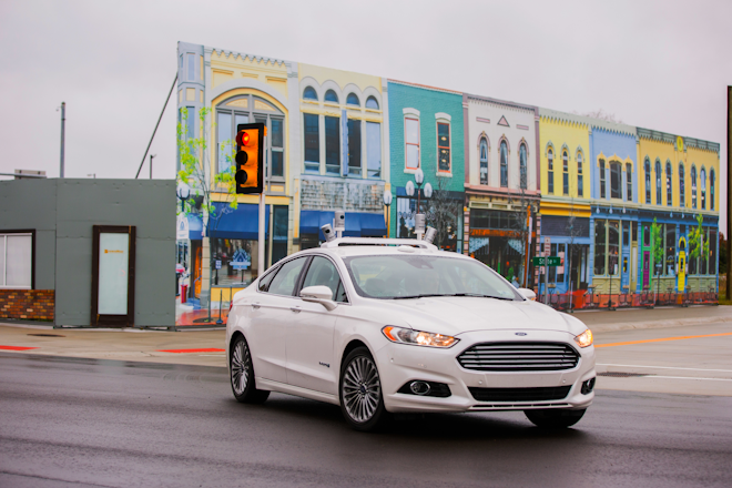 Autonomous Car On Test Track