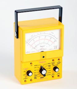 1. The 260-8Xi analog volt/ohmmeter (VOM) has many similar aspects to its digital cousin shown in Figure 2.