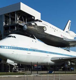 APEC 2022&apos;s legendary social will be held at Houston&apos;s equally legendary John Spaceflight Center. If you&apos;re attending, please join ED&apos;s almost-legendary Lee Goldberg for an adult beverage of your choice under the wing of a real-life Space Shuttle!