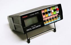 2. The 467E digital multimeter (DMM) has multiple voltage ranges in both ac and dc as well as multiple current ranges, like its analog counterpart shown in Figure 1. 2. The 467E digital multimeter (DMM) has multiple voltage ranges in both ac and dc as well as multiple current ranges, like its analog counterpart shown in Figure 1.