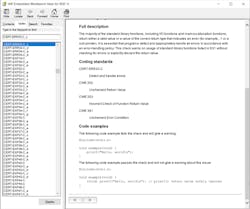 7. Code examples that fail and pass checks. 7. Code examples that fail and pass checks.