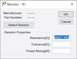 23. Editing the resistor value in LTspice. 23. Editing the resistor value in LTspice.