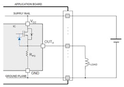 4. This is the equivalent circuit of the active clamp for fast demagnetization (fast current decay) of inductive loads 4. This is the equivalent circuit of the active clamp for fast demagnetization (fast current decay) of inductive loads