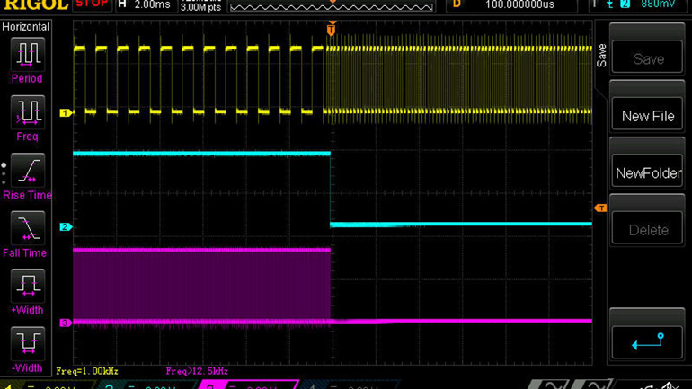 11. Waveform when input frequency is 6 kHz.