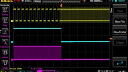 11. Waveform when input frequency is 6 kHz. 11. Waveform when input frequency is 6 kHz.