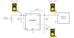 4. A validation checklist for the 1.8-V dc MAX38640A SMPS circuit design.