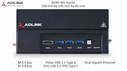 4. The ADLINK DLAP-401-Xavier is a complete system that exposes dual Gigabit Ethernet as well as USB 3.1 Type-A and Type-C connections.