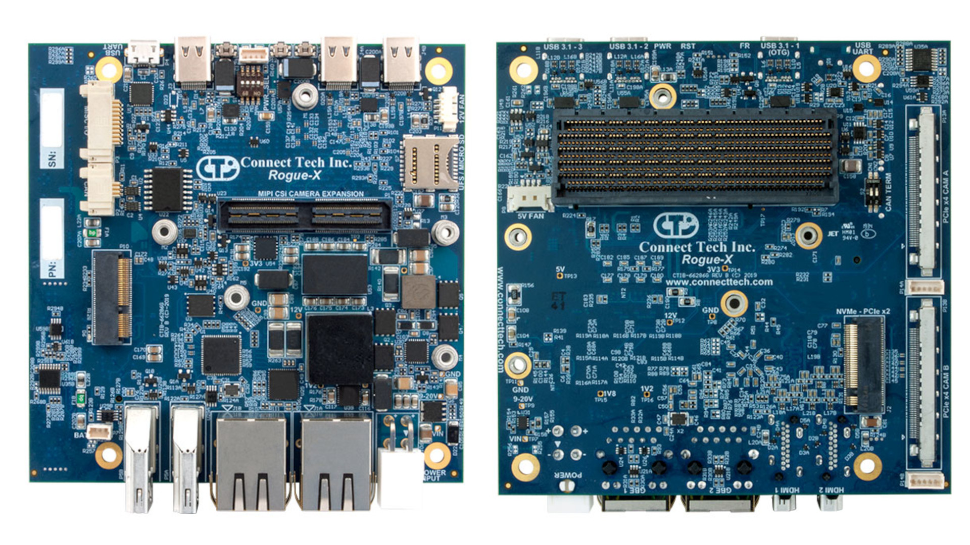 2. The Connect Tech AGX101 is compatible with NVIDIA's Jetson AGX series.