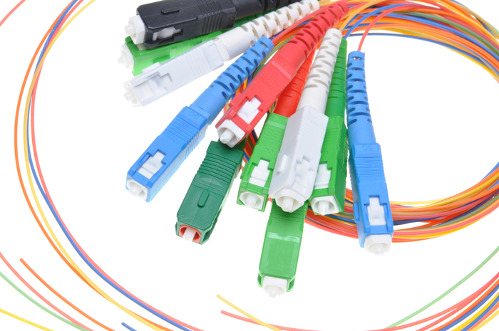 3. Fiber links provide high-speed connections with no crosstalk issues.