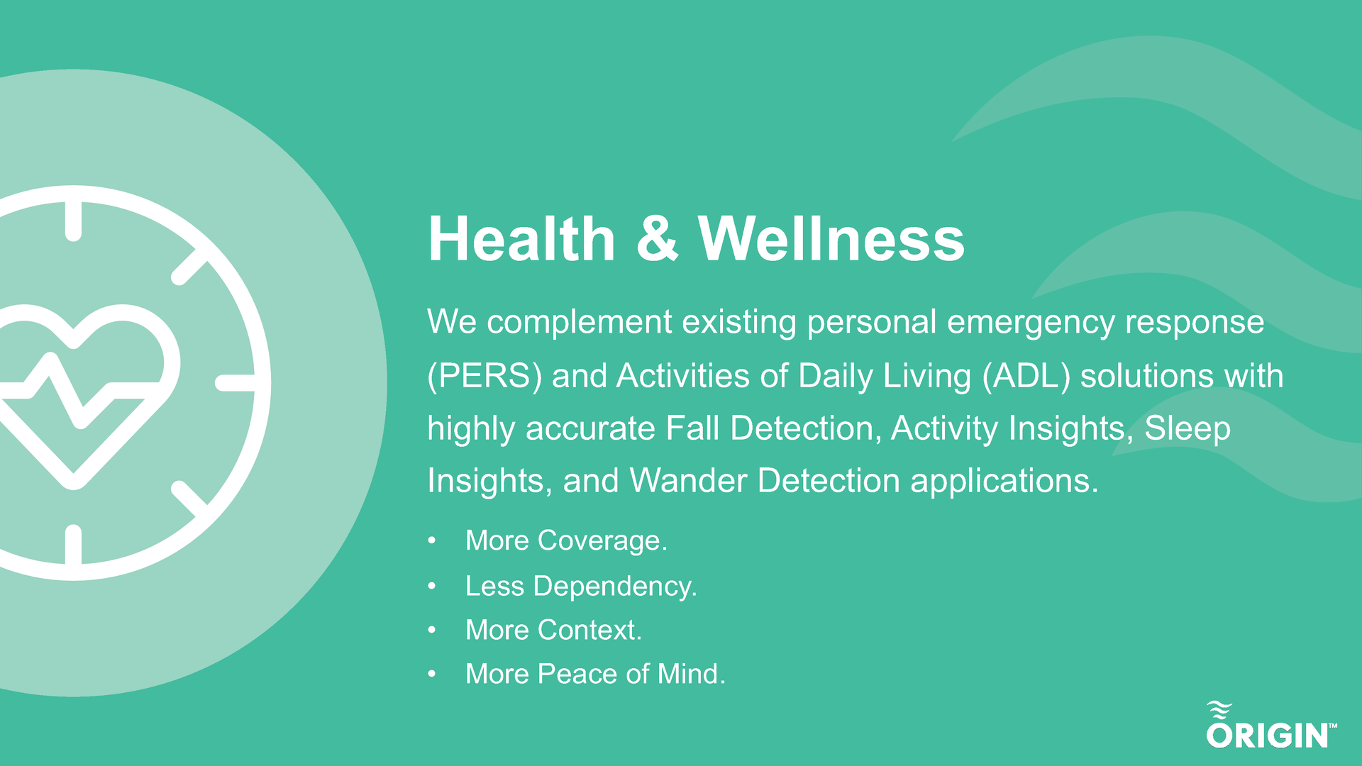 6. Health and wellness are a good application for Wi-Fi sensing.