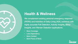 6. Health and wellness are a good application for Wi-Fi sensing.