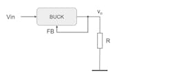 3. Single-phase buck converter with controlled output voltage.