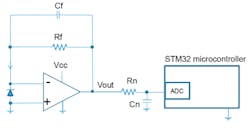 1. One basic application for the TSV772 is as a photodiode amplifier for the low current-output levels of these common optical transducers. 1. One basic application for the TSV772 is as a photodiode amplifier for the low current-output levels of these common optical transducers.
