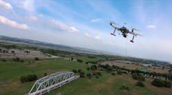 Tethered drones can be deployed quickly to bring cellphone and internet coverage to natural disasters and other emergencies where lives are at risk. Tethered drones can be deployed quickly to bring cellphone and internet coverage to natural disasters and other emergencies where lives are at risk.