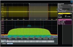 4. An oscilloscope's FFT capability enables simultaneous examination of the UWB signal in both the time and frequency domains. 4. An oscilloscope's FFT capability enables simultaneous examination of the UWB signal in both the time and frequency domains.