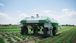 2. Na&iuml;o Technologies&rsquo; Dino is being used on large-scale vegetable farms in Europe and the U.S. (Courtesy of Na&iuml;o Technologies)