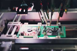5. A flying probe testing machine connects to PCB elements with the help of probes to conduct tests. 5. A flying probe testing machine connects to PCB elements with the help of probes to conduct tests.
