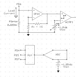 6. This is a simplified version of the power-on and bang-bang functionality schematic without power-supply components.