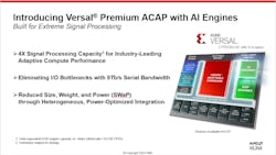 1. Xilinx&rsquo;s latest Adaptive Compute Acceleration Platform (ACAP) adds AI engines to the mix.