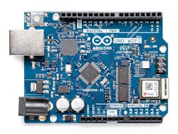 3. The Arduino Uno WiFi uses a module to provide wireless support.