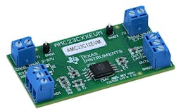 2. The companion AMC23C12EVM evaluation module eases the task of exercising the device to better understand its operation and characteristics.